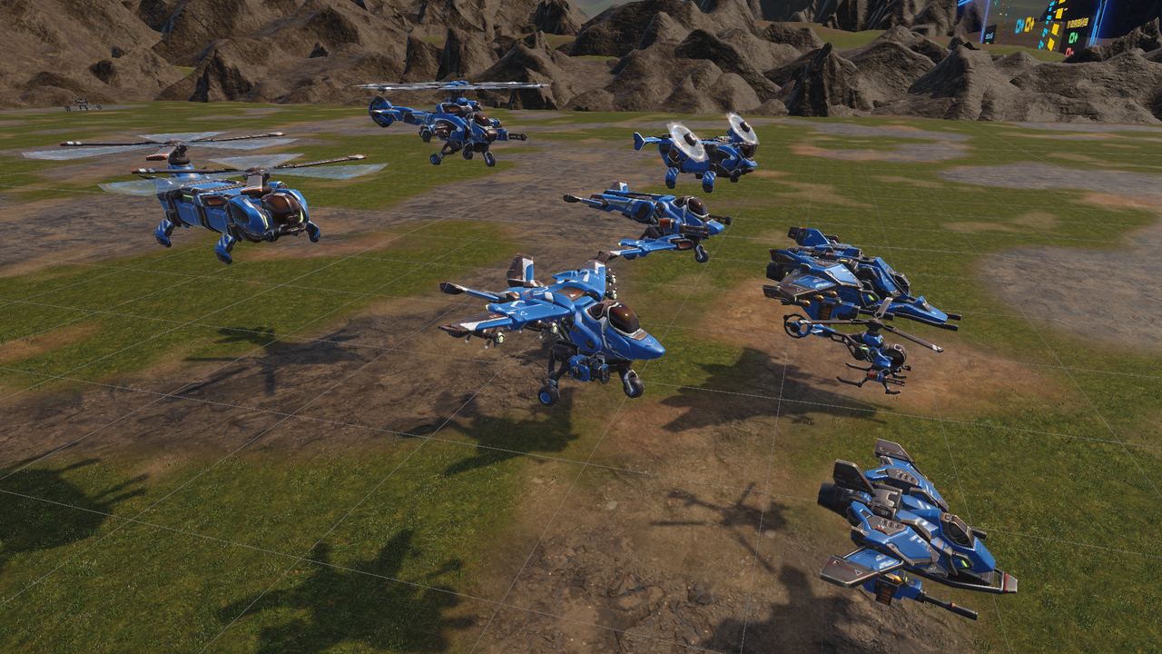 Blue jet squadron