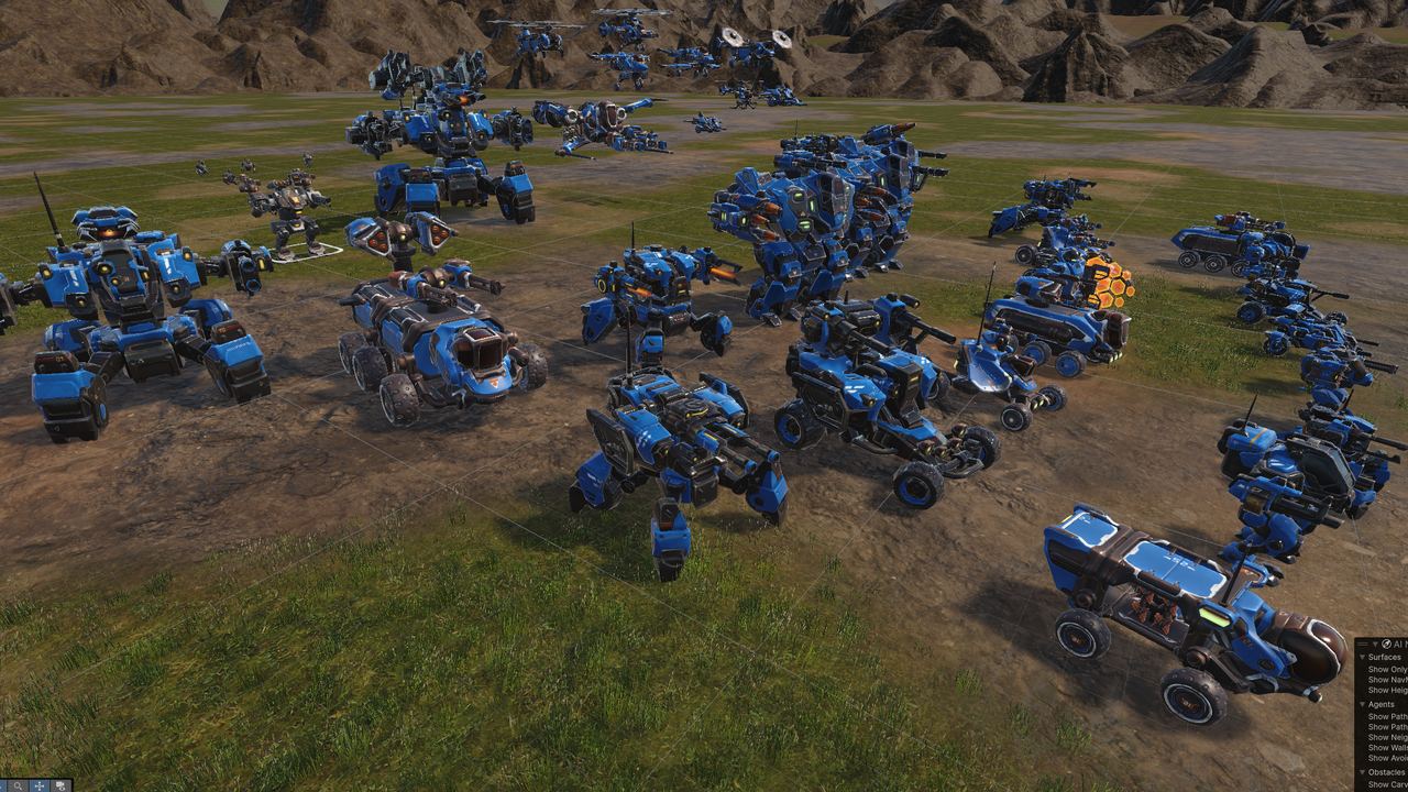 Blue walkers and rovers